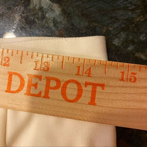 Nordstrom BP TALL SILKY Slacks Pants Cream Pro Career Pockets HighRise 13 TALL - Picture 7 of 12